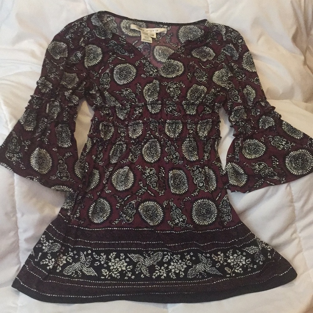 Max studio xs empire waist shirt